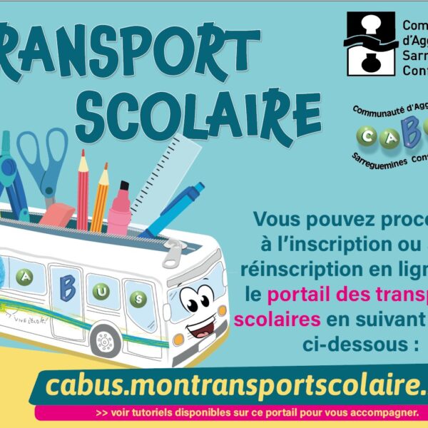 INSCRIPTIONS EN LIGNE POUR LES TRANSPORTS SCOLAIRES