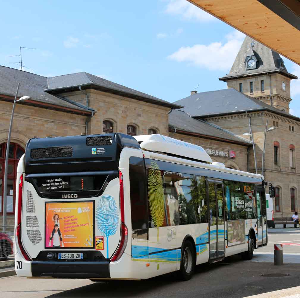 Bus à la gare routière