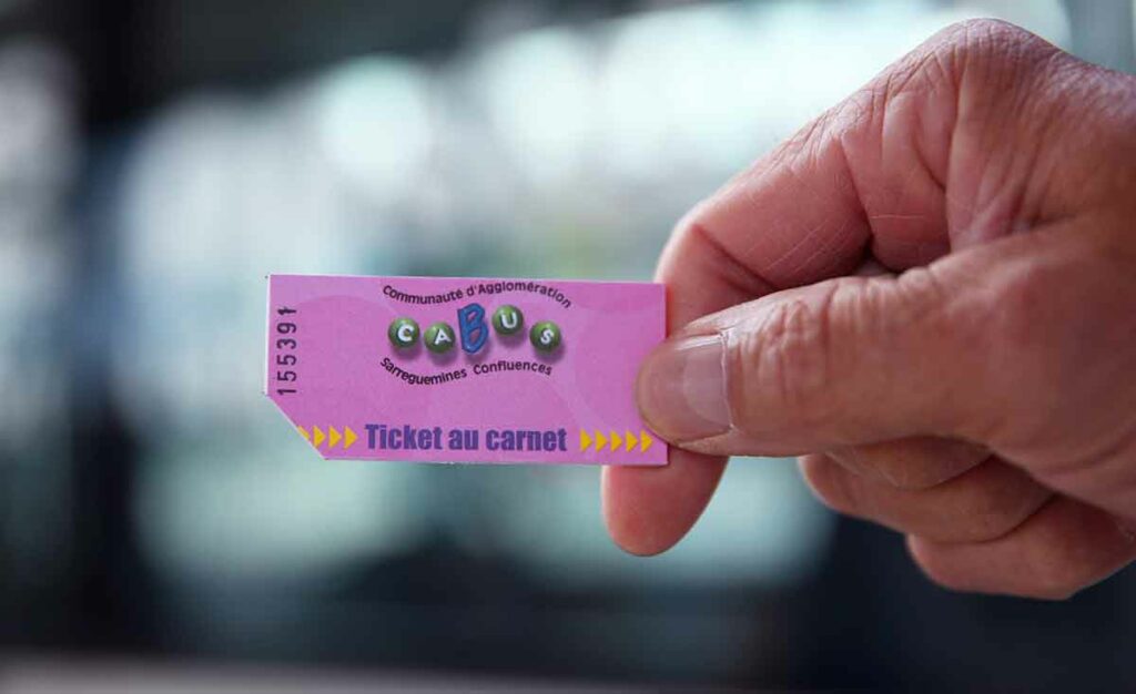 Ticket de bus