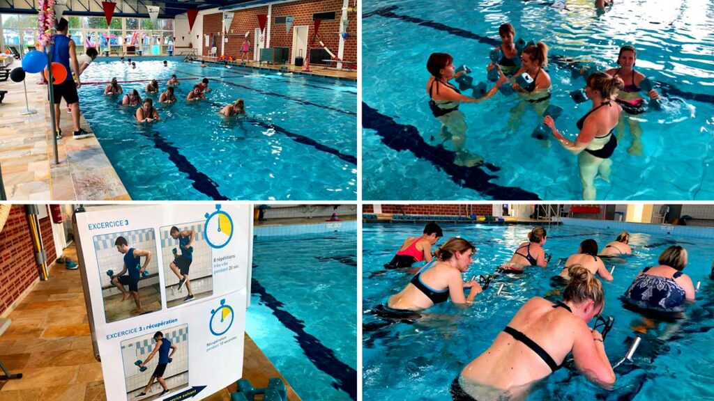 Circuit training piscine de Sarralbe