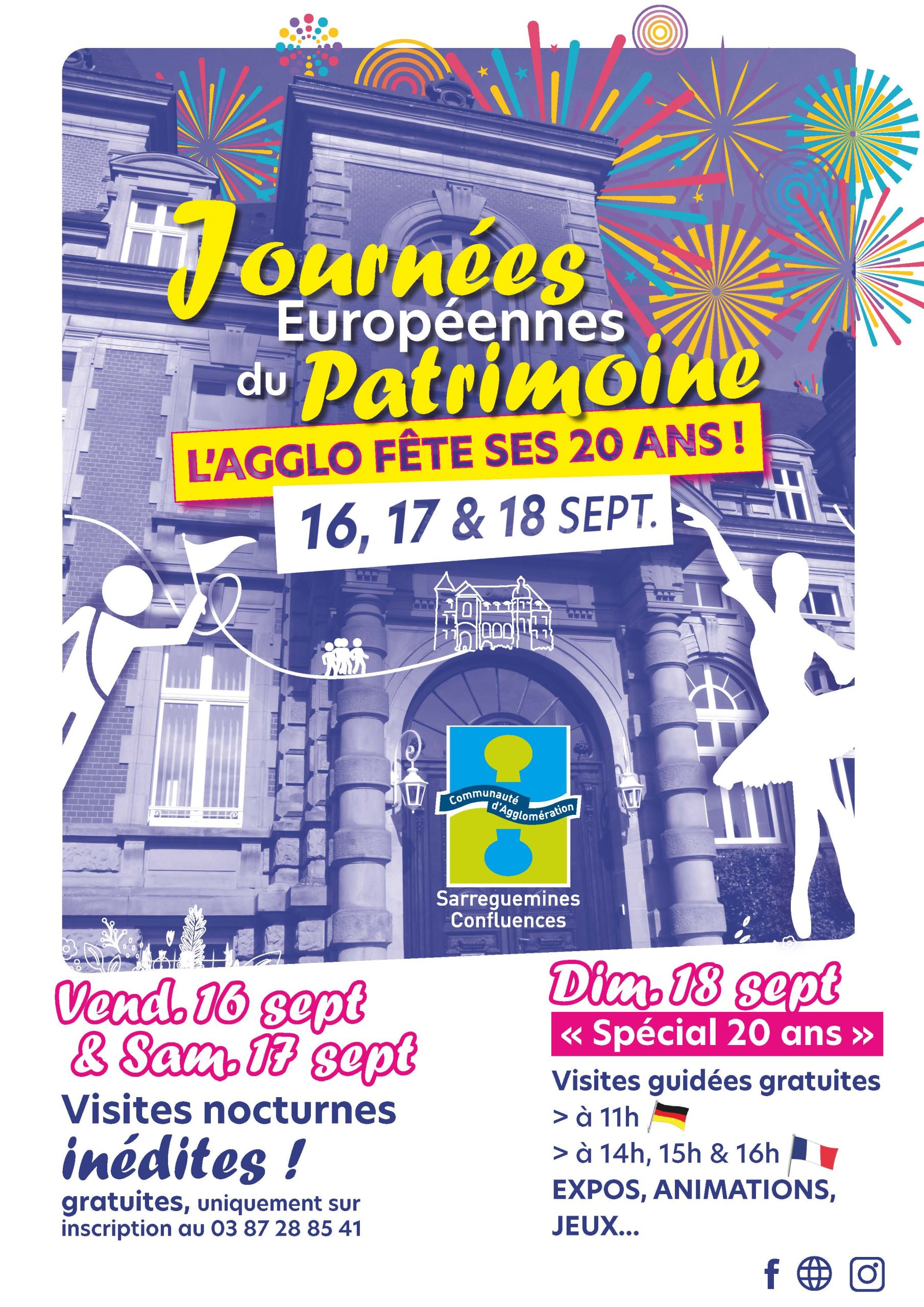 Journées Européennes du Patrimoine : programme du dimanche 18 septembre