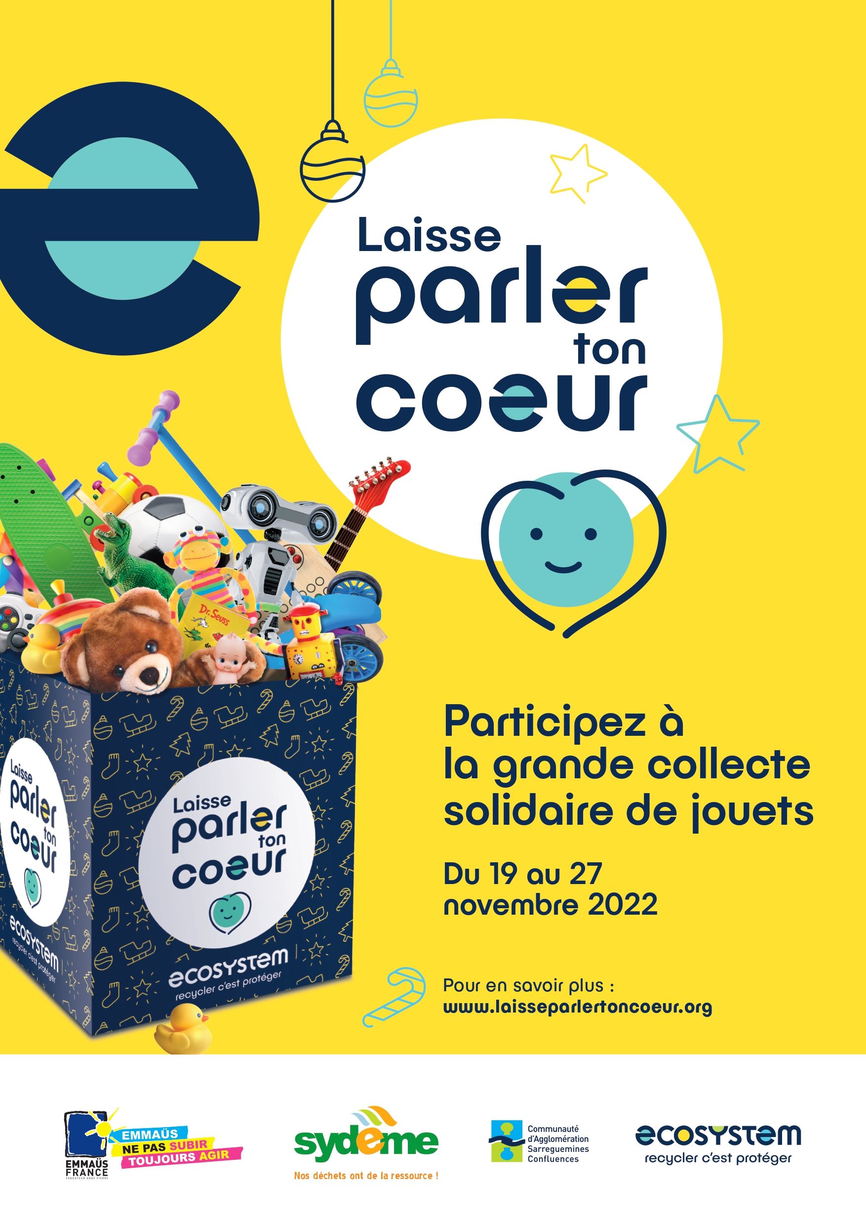 Laisse parler ton coeur : participez à la collecte solidaire de jouets !