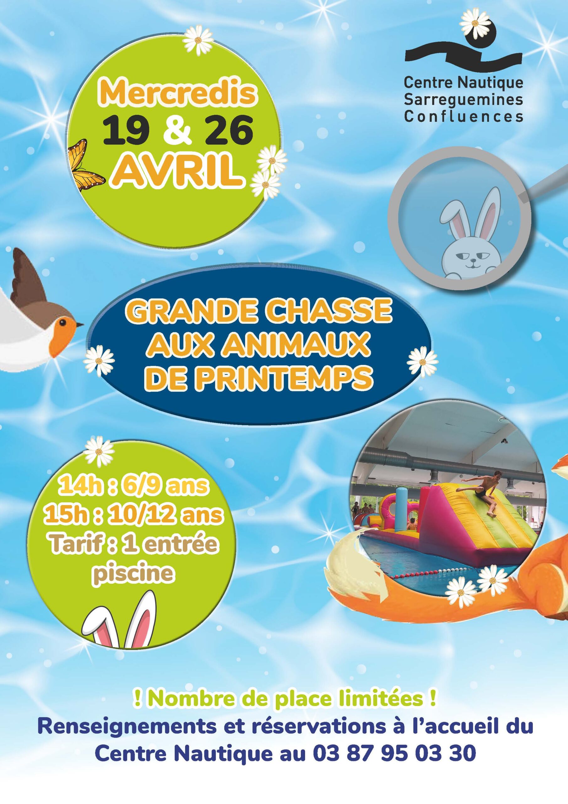 Animation « Chasse aux animaux de printemps » au Centre Nautique