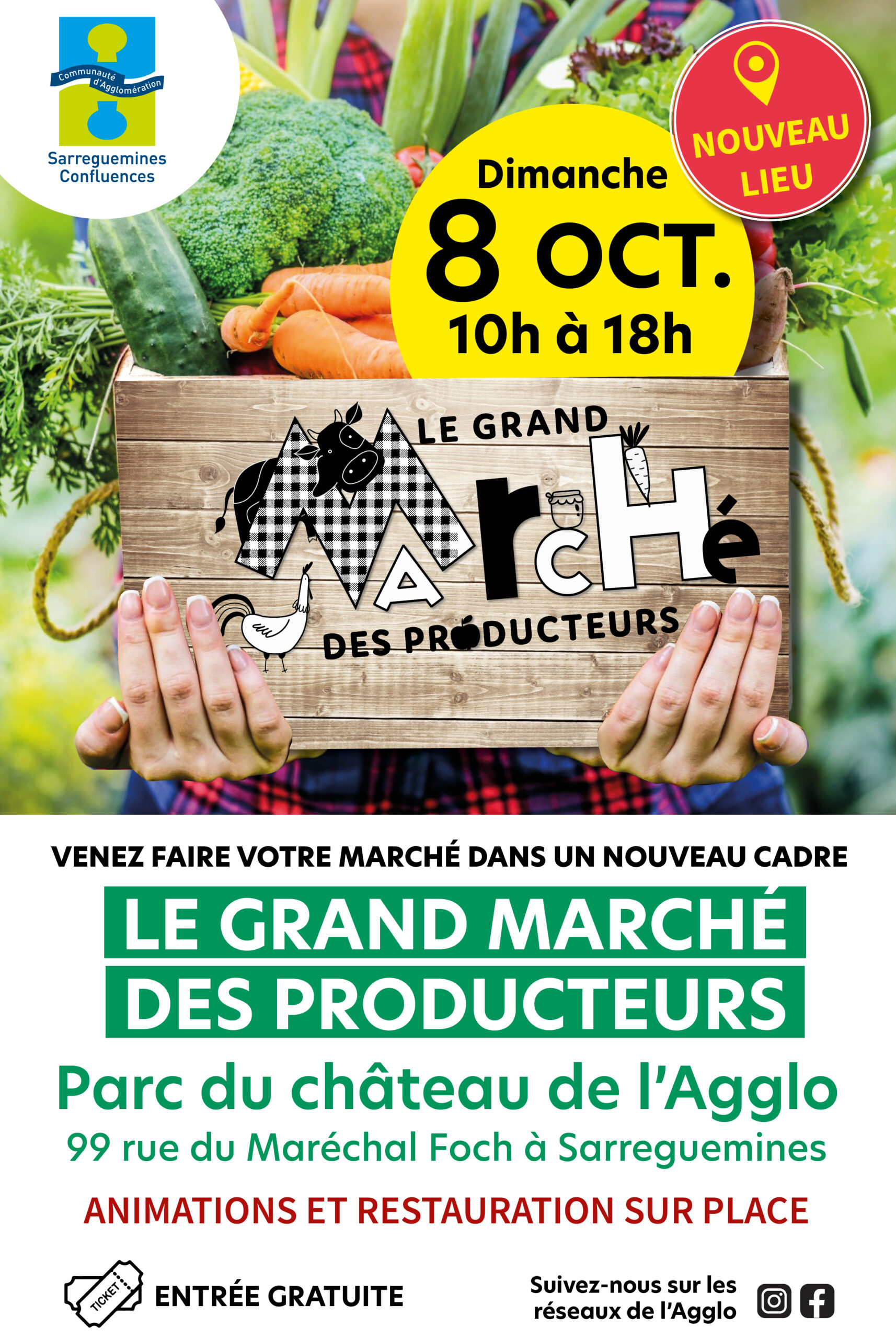 Grand Marché des Producteurs le 8 octobre         // NOUVEAU LIEU //