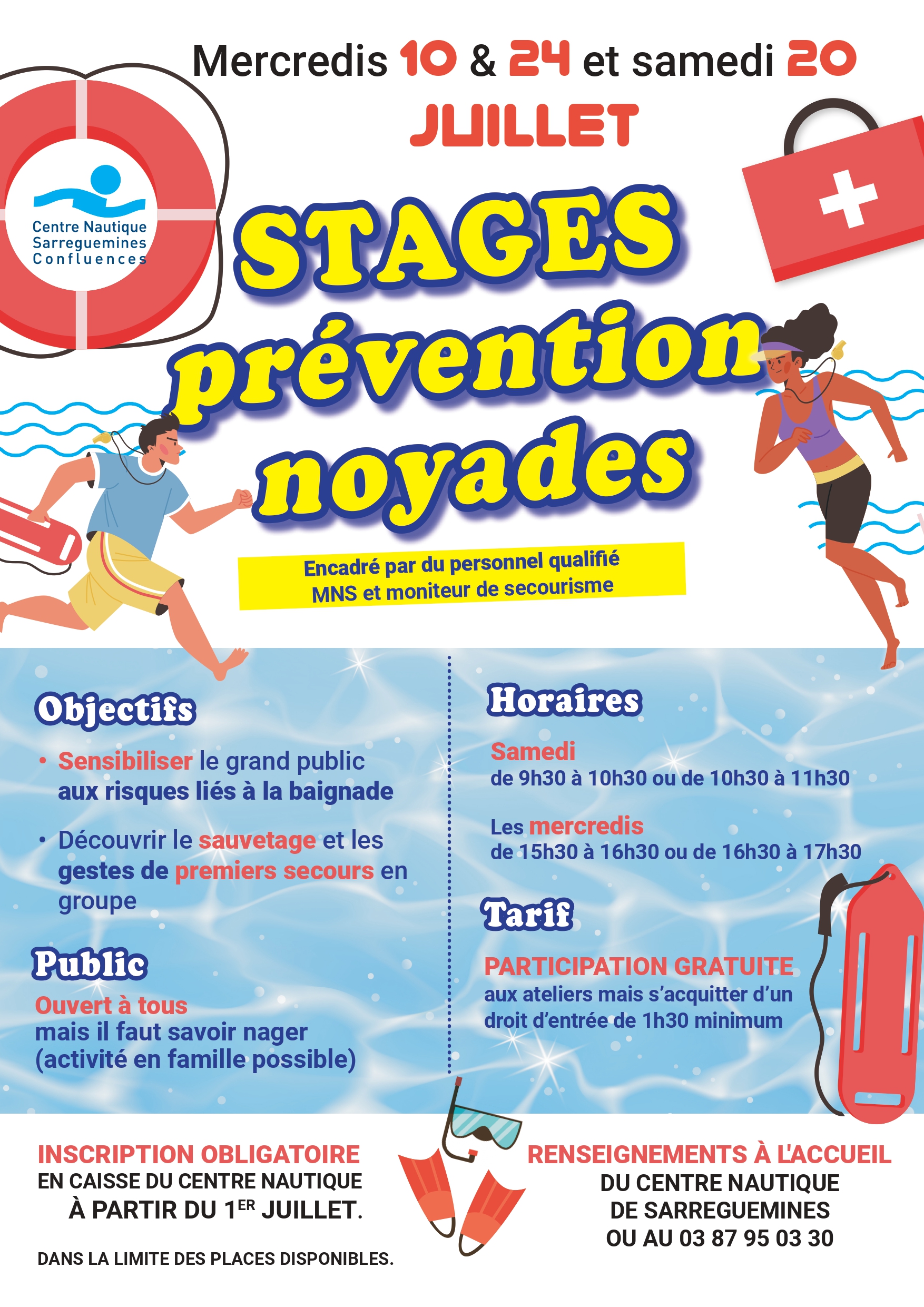 STAGES PRÉVENTION NOYADES