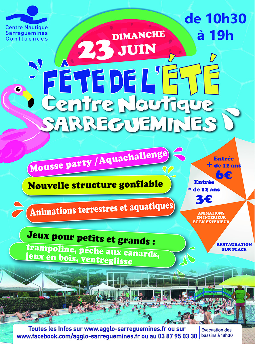 Fête de l’été au Centre Nautique le 23 juin