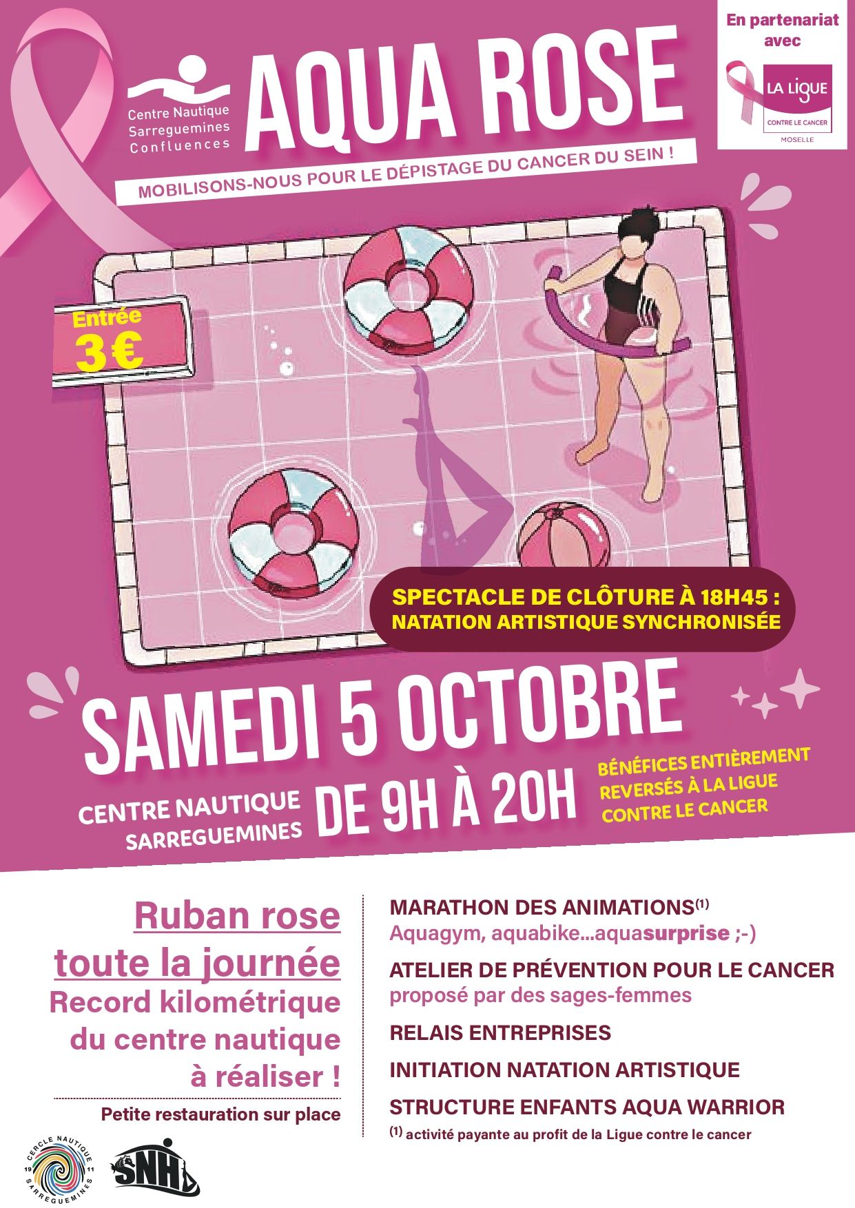 NOS EQUIPEMENTS SPORTIFS AUX COULEURS D’OCTOBRE ROSE