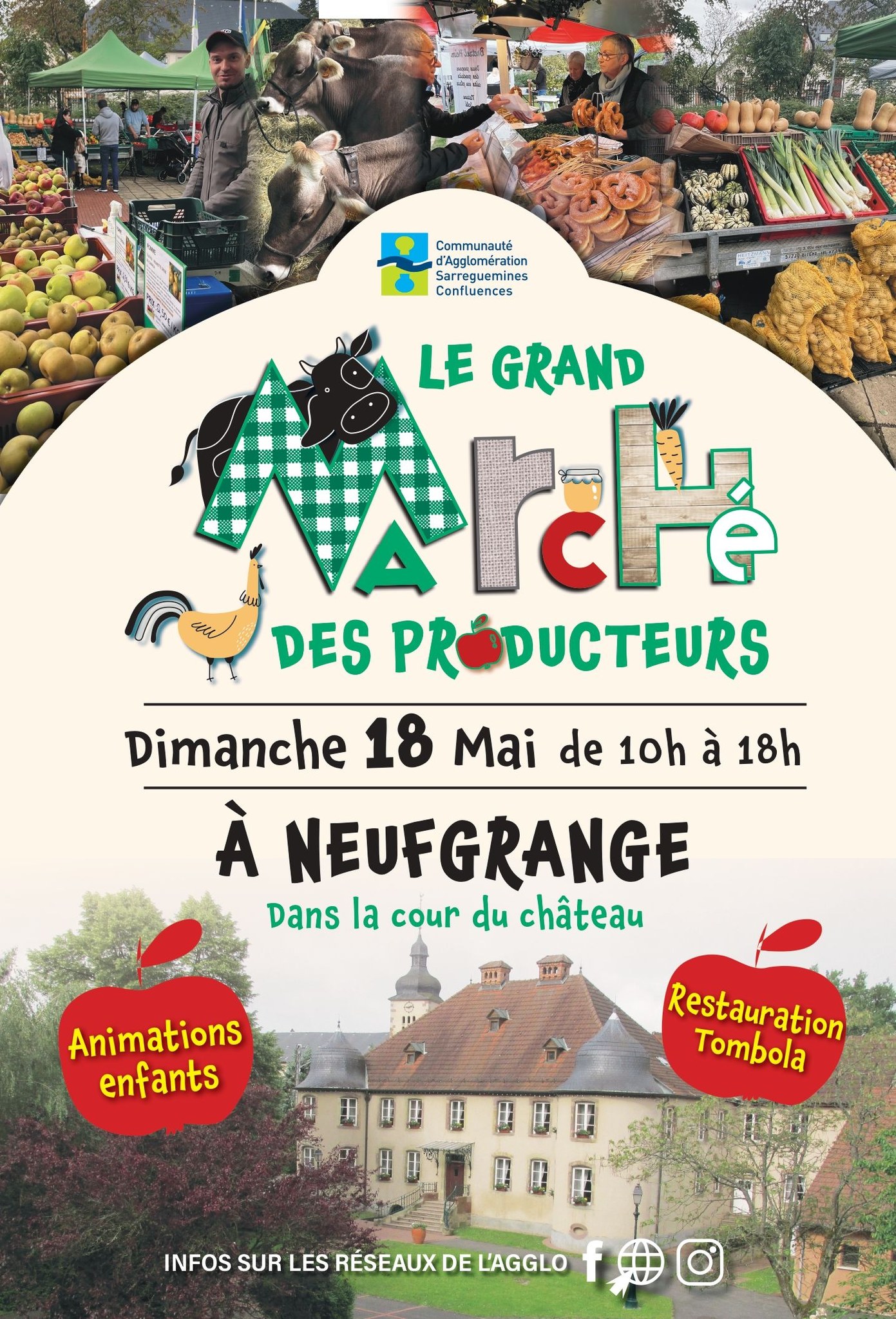 MARCHÉ DES PRODUCTEURS DE PRINTEMPS LE 18 MAI