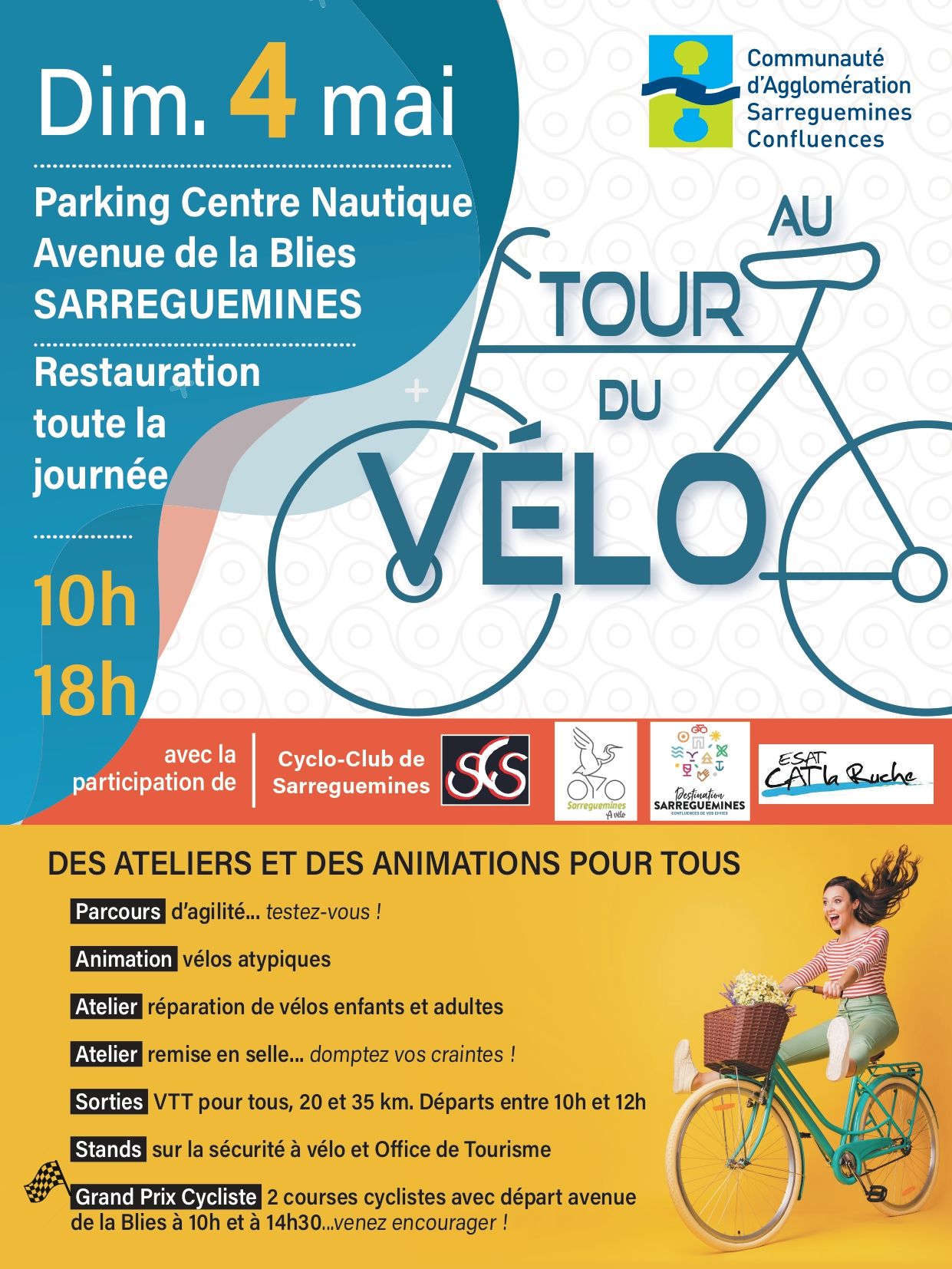 « AU TOUR DU VÉLO » LE 4 MAI