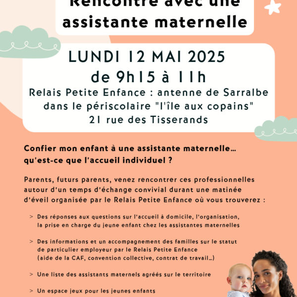 RENCONTRE AVEC UNE ASSISTANTE MATERNELLE