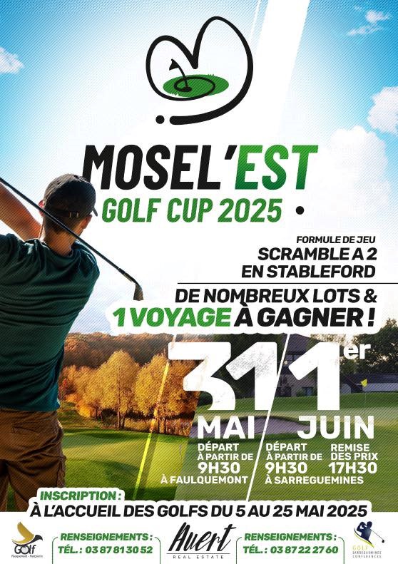MOSEL’EST GOLF CUP : 31 MAI ET 1er JUIN