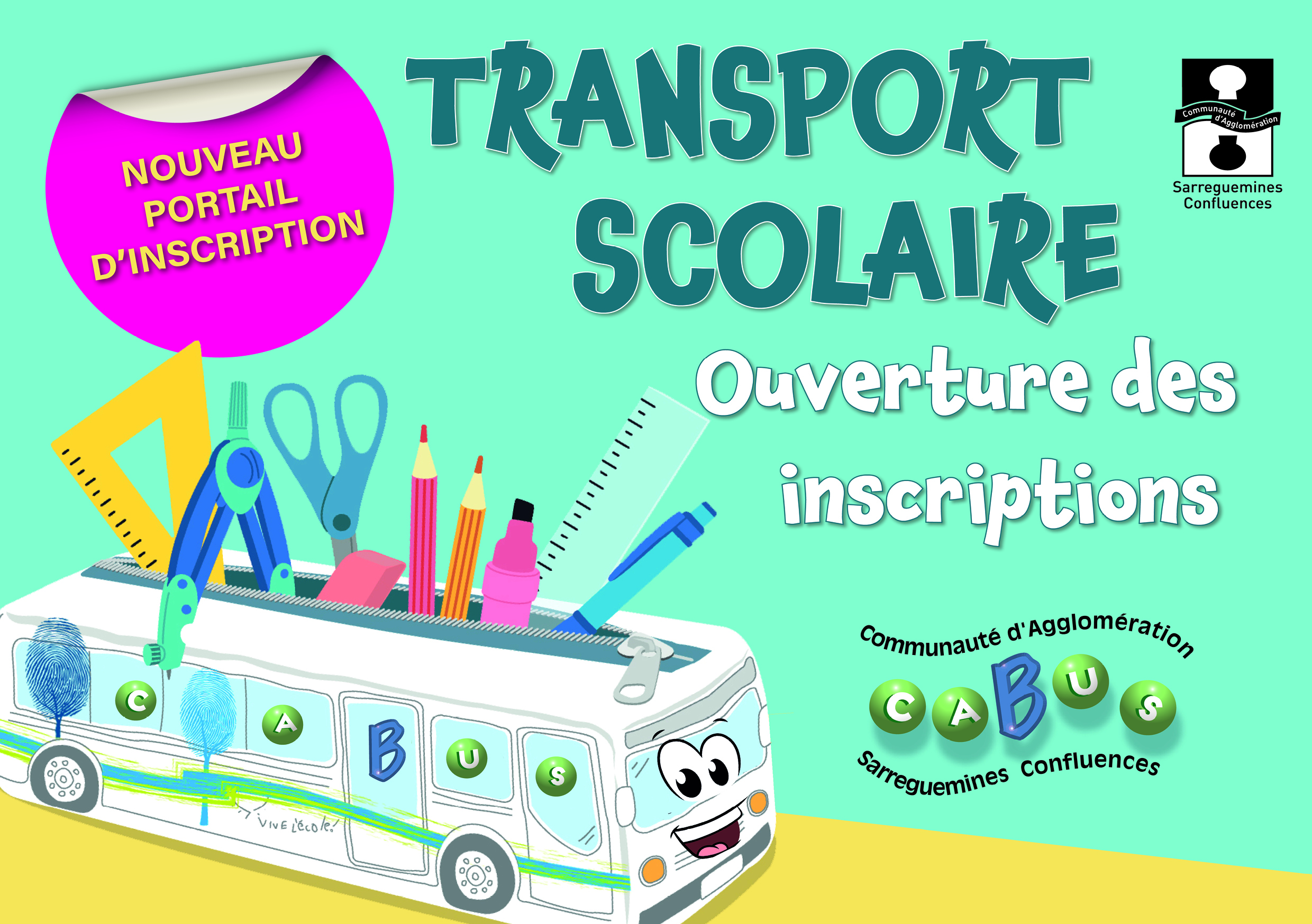 INSCRIPTIONS EN LIGNE POUR LES TRANSPORTS SCOLAIRES – Nouvelle plateforme !
