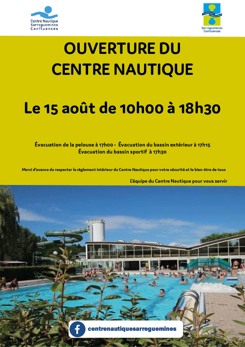 EQUIPEMENTS AQUATIQUES COMMUNAUTAIRESLE 15 AOÛT