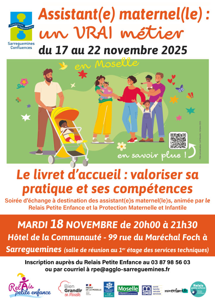promotion et de valorisation du métier d’assistant(e) maternel(le), du 17 au 22 novembre