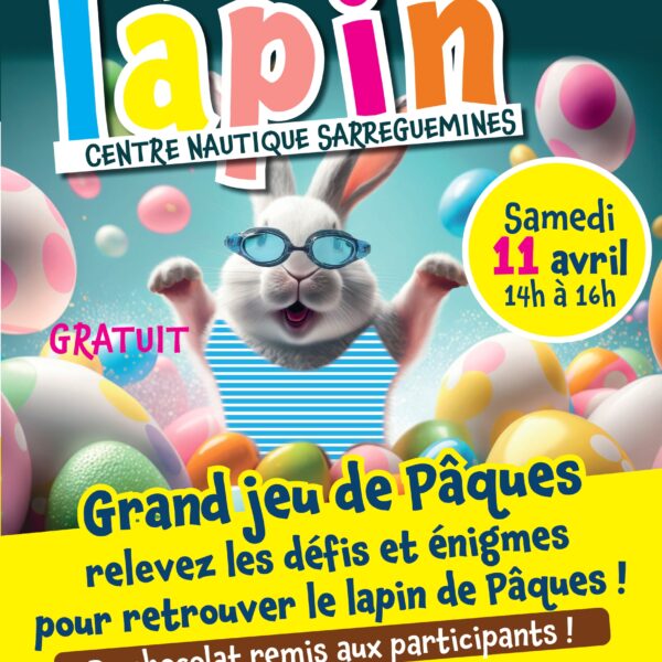 GRAND JEU DE PÂQUES AU CENTRE NAUTIQUE