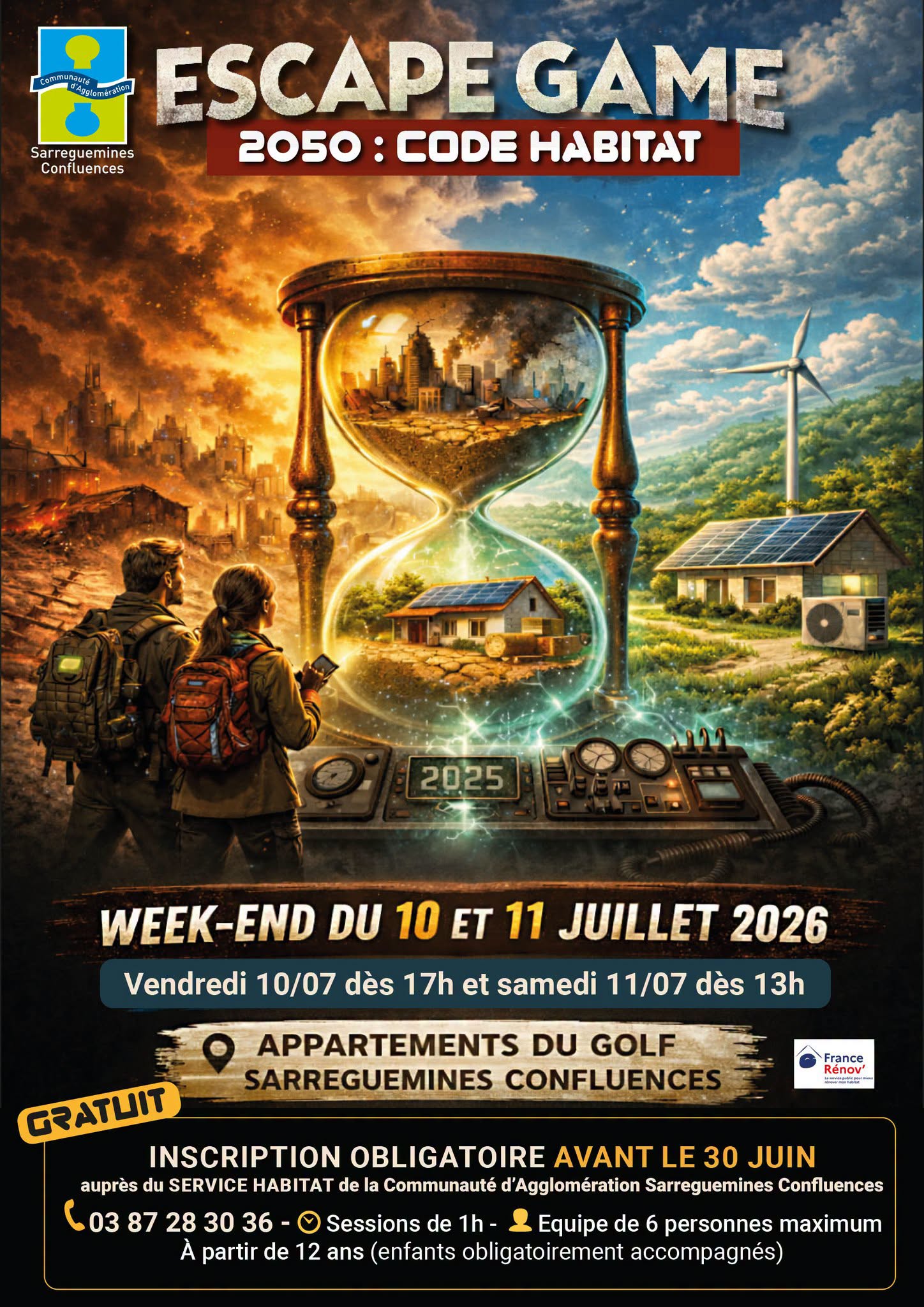ESCAPE GAME « 2050 CODE HABITAT »