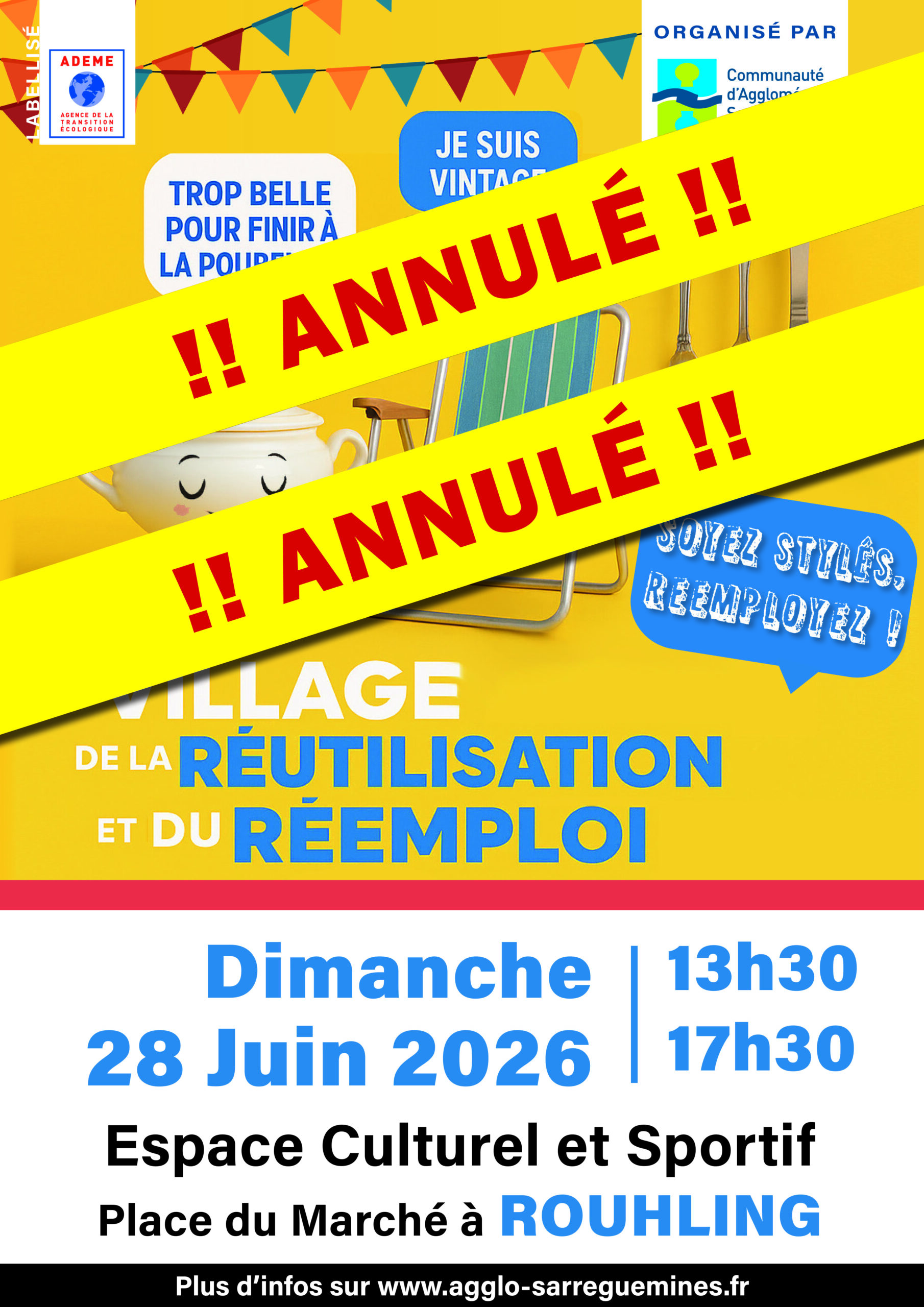 ANNULATION : village de la réutilisation et du réemploi à Rouhling