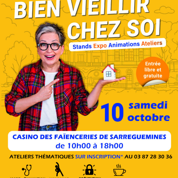 SALON « BIEN VIEILLIR CHEZ SOI » – 10 OCTOBRE 2026