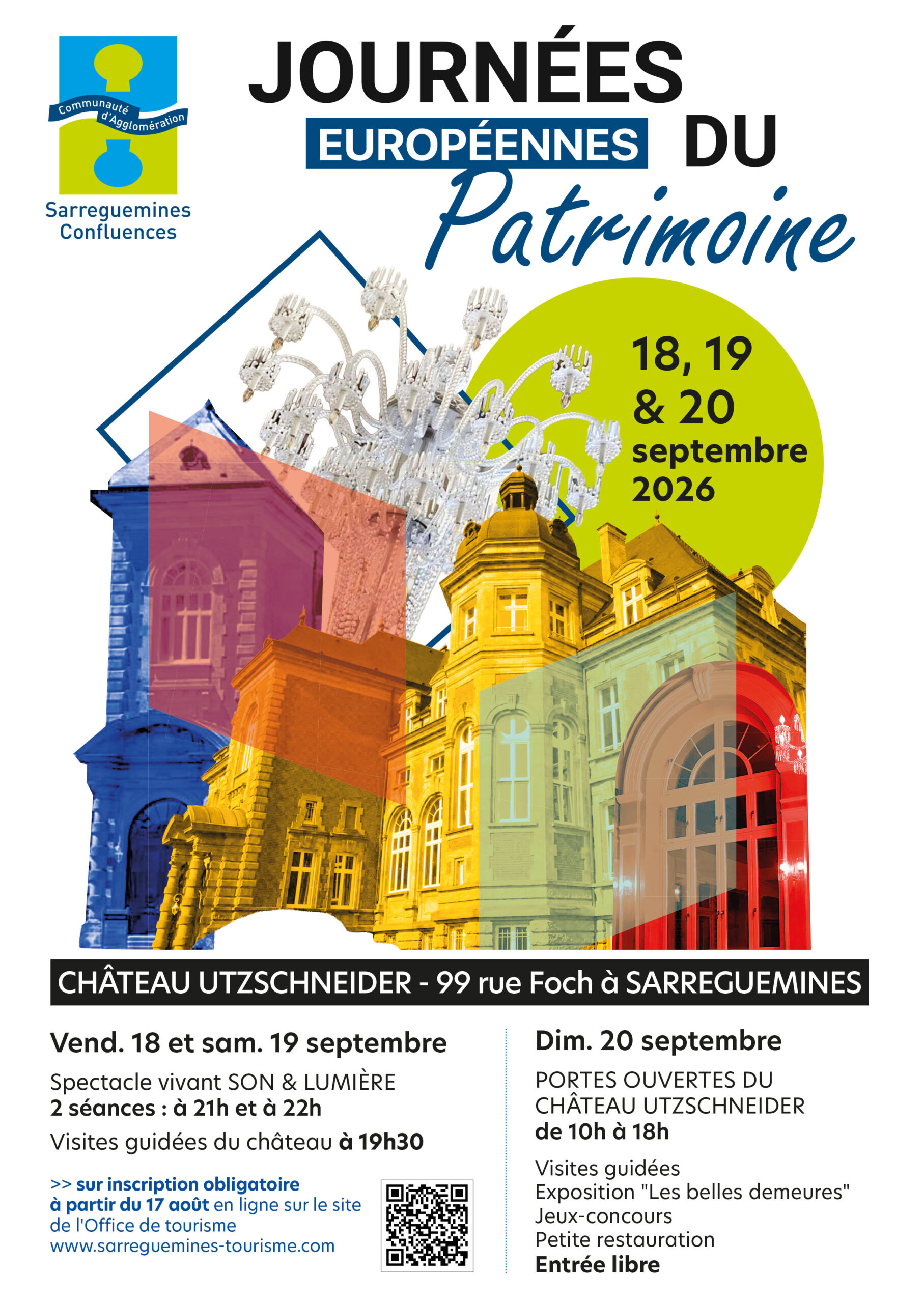 JOURNÉES EUROPÉENNES DU PATRIMOINE : CHÂTEAU UTZSCHNEIDER VOUS OUVRE SES PORTES