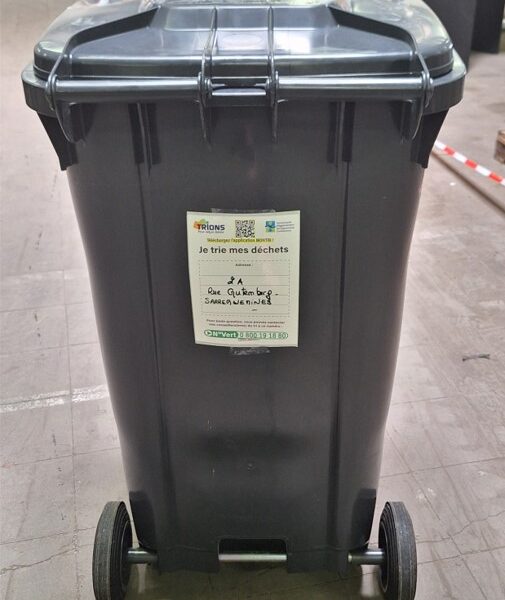 CAMPAGNE D’IDENTIFICATION DES BACS A DECHETS MENAGERS SUR SARREGUEMINES : DEMARRAGE LE 5 OCTOBRE