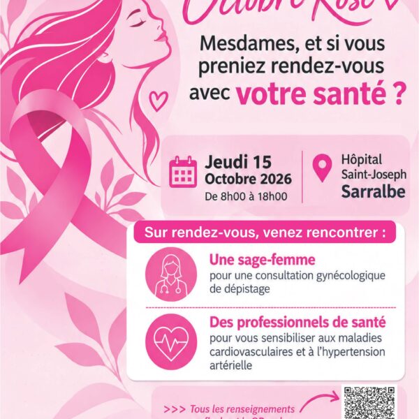 OCTOBRE ROSE : UNE JOURNÉE DÉDIÉE A LA SANTÉ DE LA FEMME A SARRALBE